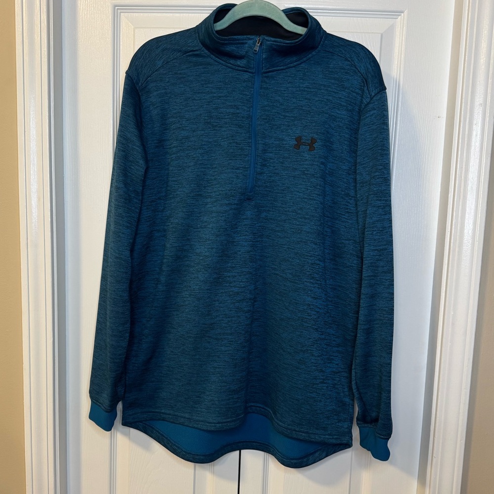 Under Armour Teal Quarter-Zip Pullover